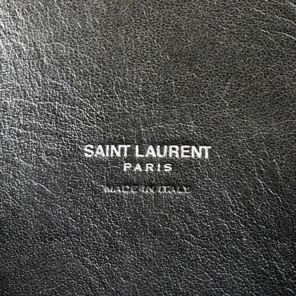 YVES SAINT LAURENT Sac de Jour Leather Satchel Shoulder Bag Black