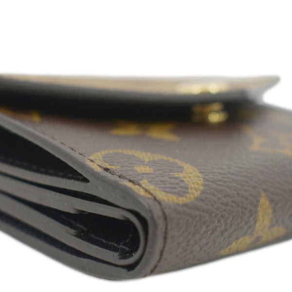 LOUIS VUITTON Zoe Monogram Reverse Canvas Wallet Brown