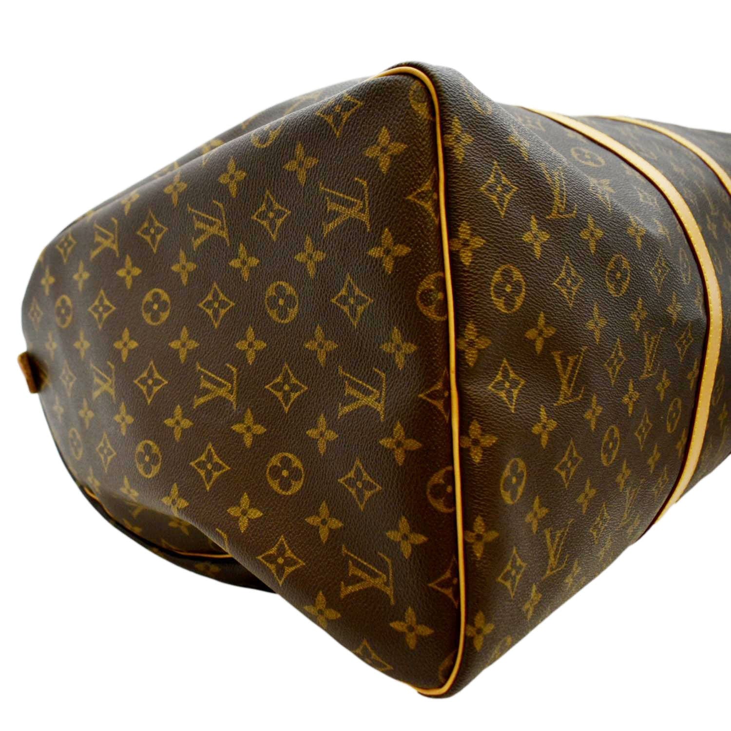 Louis Vuitton Monogram Keepall 60 M41422 Brown Cloth ref.883745