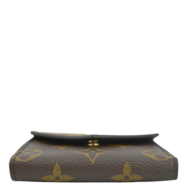LOUIS VUITTON Zoe Monogram Reverse Canvas Wallet Brown