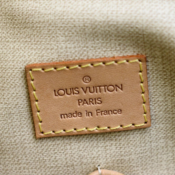 LOUIS VUITTON Trouville PM Monogram Canvas Satchel Bag Brown
