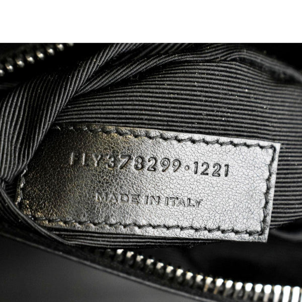 YVES SAINT LAURENT Sac de Jour Leather Satchel Shoulder Bag Black