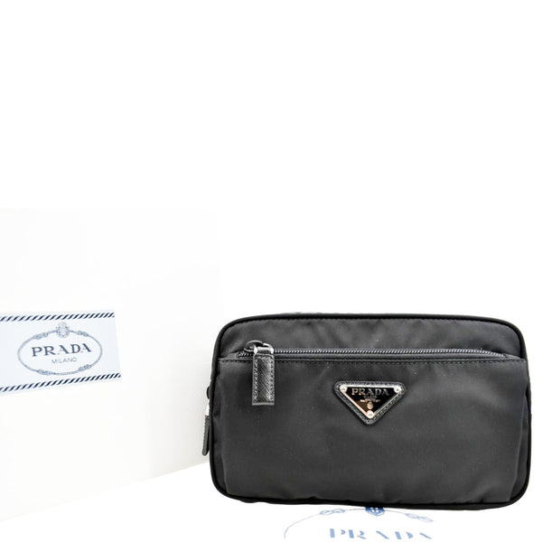 PRADA Tessuto Nylon Belt Bag Black