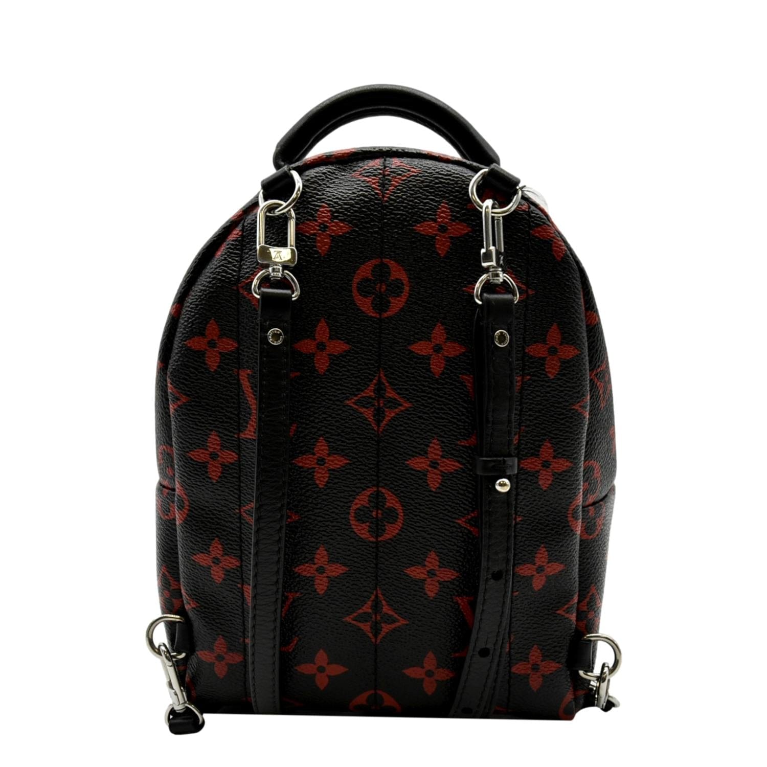 louis vuitton backpack palm springs mini dupe LOUIS VUITTON Palm Springs Mini Monogram Infrarouge Canvas Backpack Ba