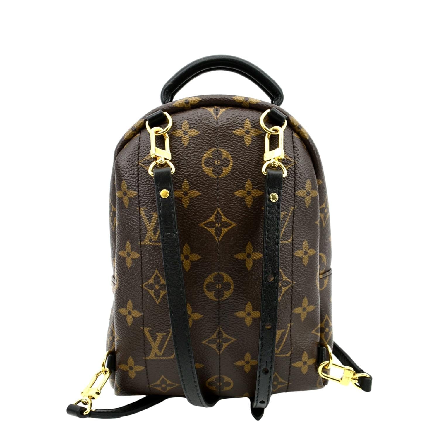 2008 custom louis vuitton backpack LOUIS VUITTON Palm Springs Mini Monogram Canvas Backpack Brown