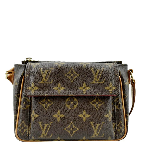 LOUIS VUITTON Viva Cite PM Monogram Canvas Shoulder Bag Brown