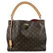 LOUIS VUITTON Gaia Monogram Canvas Shoulder Bag Cerise