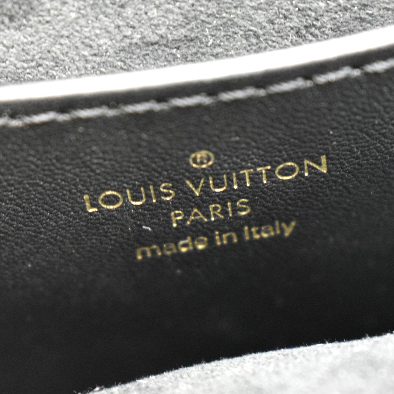 LOUIS VUITTON Calfskin New Wave Chain Pochette Black | FASHIONPHILE