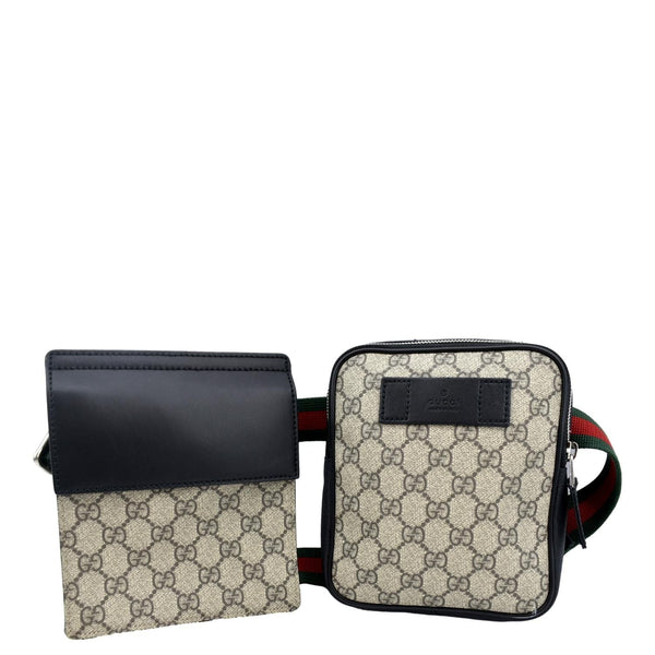 Gucci Ophidia Gg Belt Bag In Dark Grey