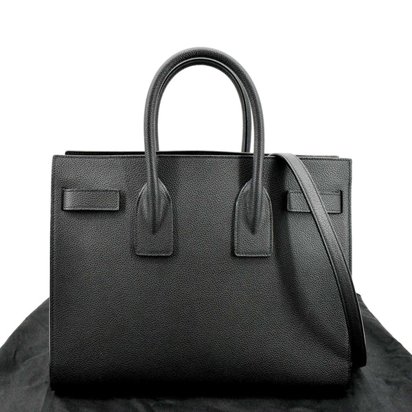 YVES SAINT LAURENT Sac de Jour Leather Satchel Shoulder Bag Black