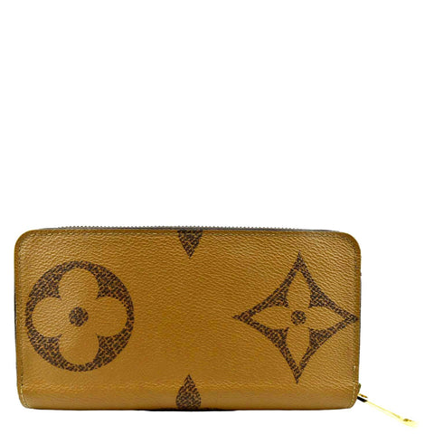 Louis Vuitton Giant Monogram Reverse Zippy Wallet Brown - Product