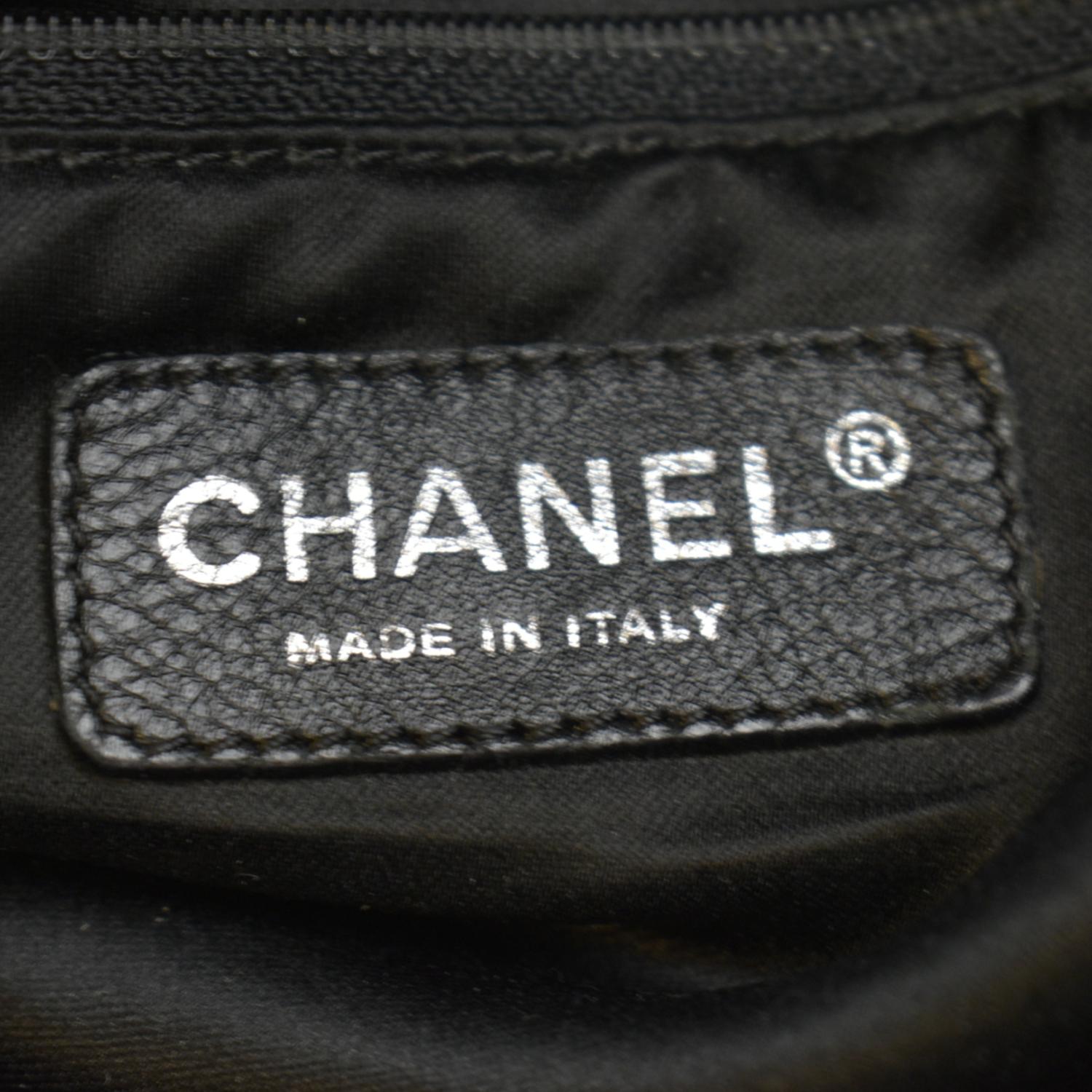 Chanel Coco Cabas Leather Shoulder Tote Bag