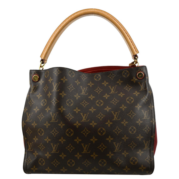 LOUIS VUITTON Gaia Monogram Canvas Shoulder Bag Cerise
