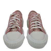 LOUIS VUITTON Squad Trainers Monogram Denim Sneakers Pink Size 37