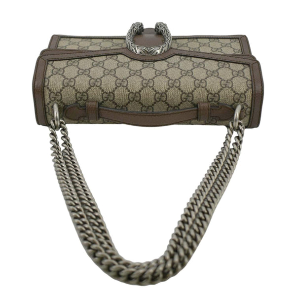 GUCCI Dionysus GG Supreme Top Handle Shoulder Bag Beige 621512
