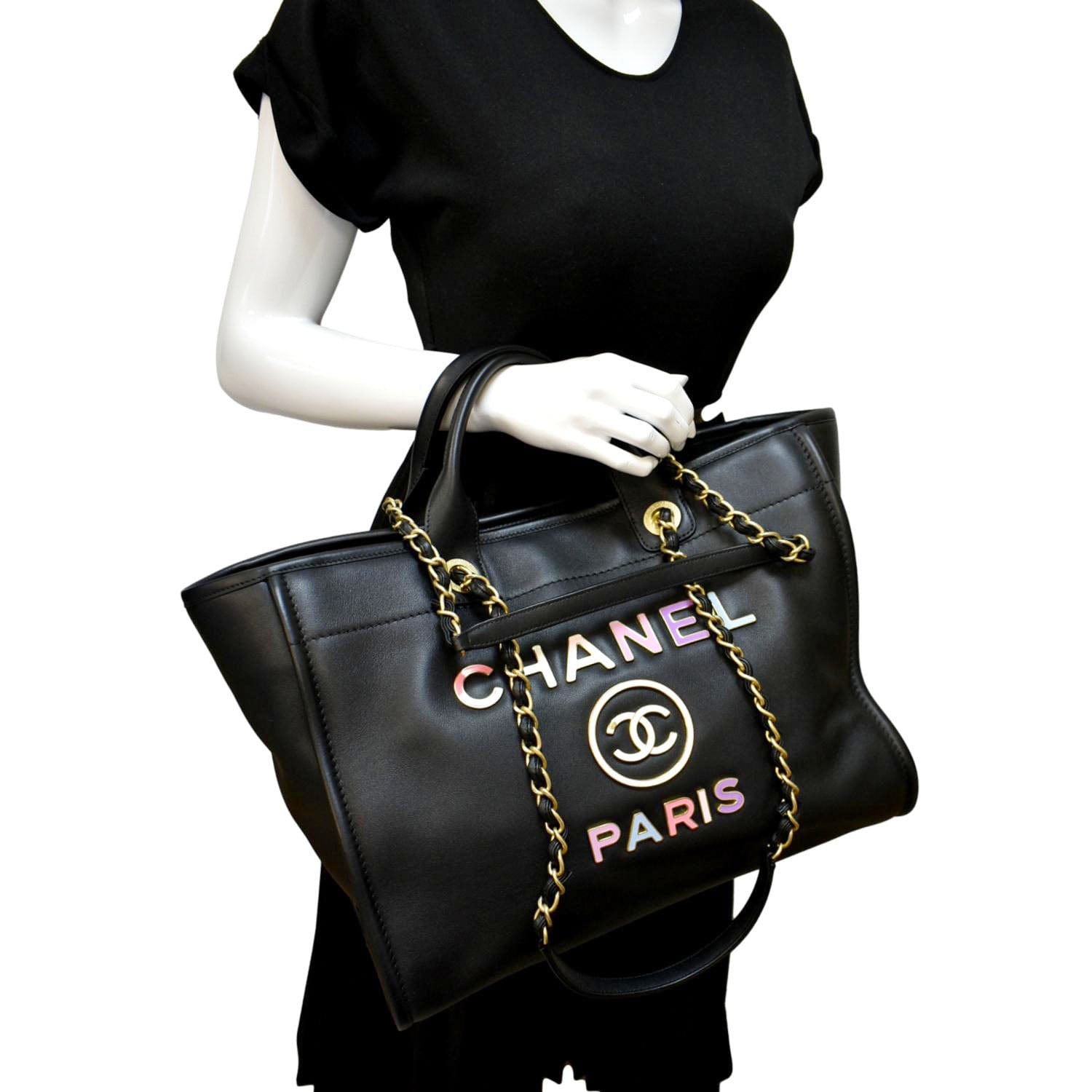 Chanel Medium Pearls Deauville Shopping Bag - Black Totes, Handbags -  CHA658439
