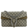 GUCCI Dionysus Small GG Supreme Canvas Shoulder Bag Beige 400249
