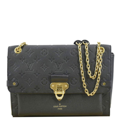 Louis Vuitton Black Monogram Shadow Calfskin Multiple Wallet - Handbag | Pre-owned & Certified | used Second Hand | Unisex