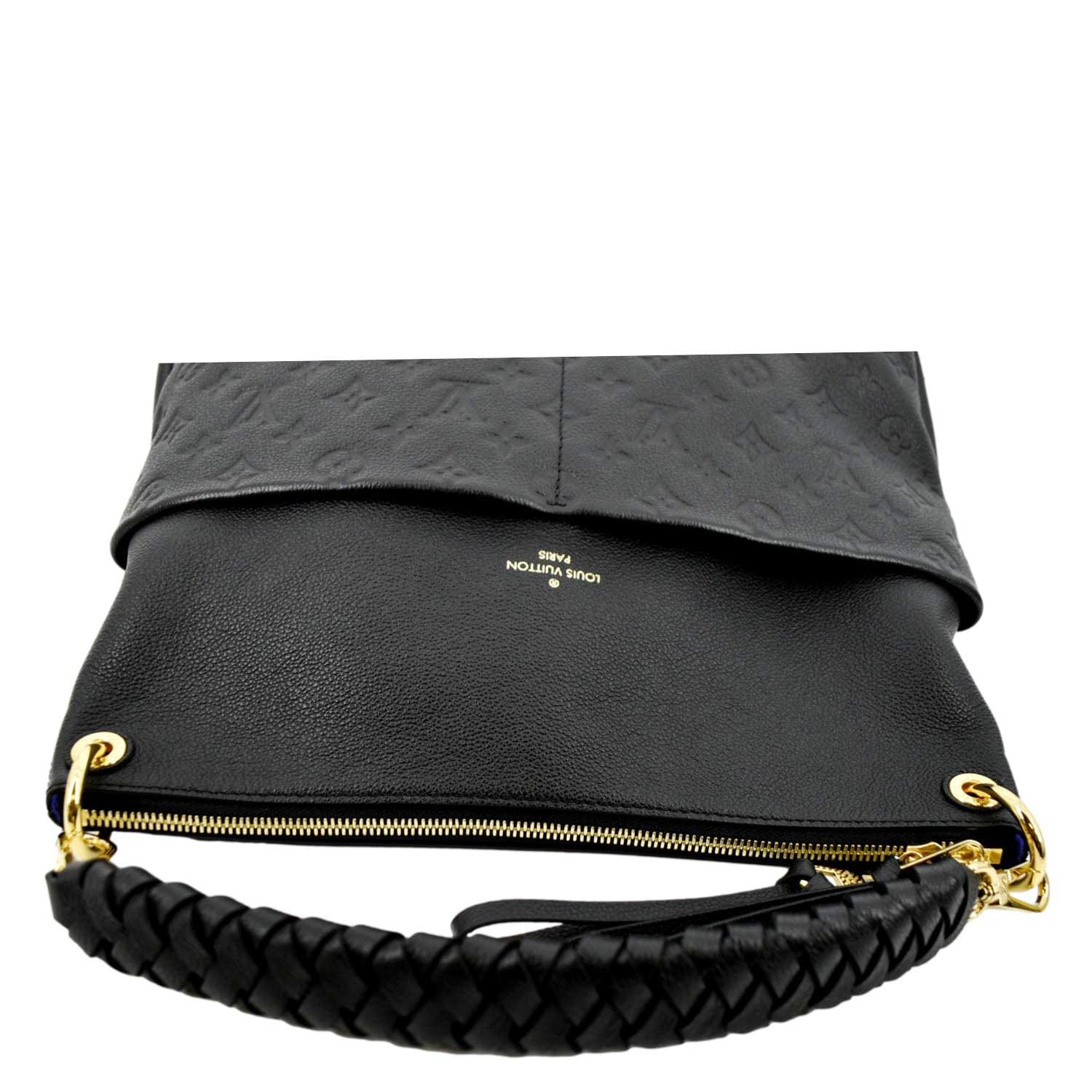Louis Vuitton Maida Hobo Monogram Empreinte Handbag Black