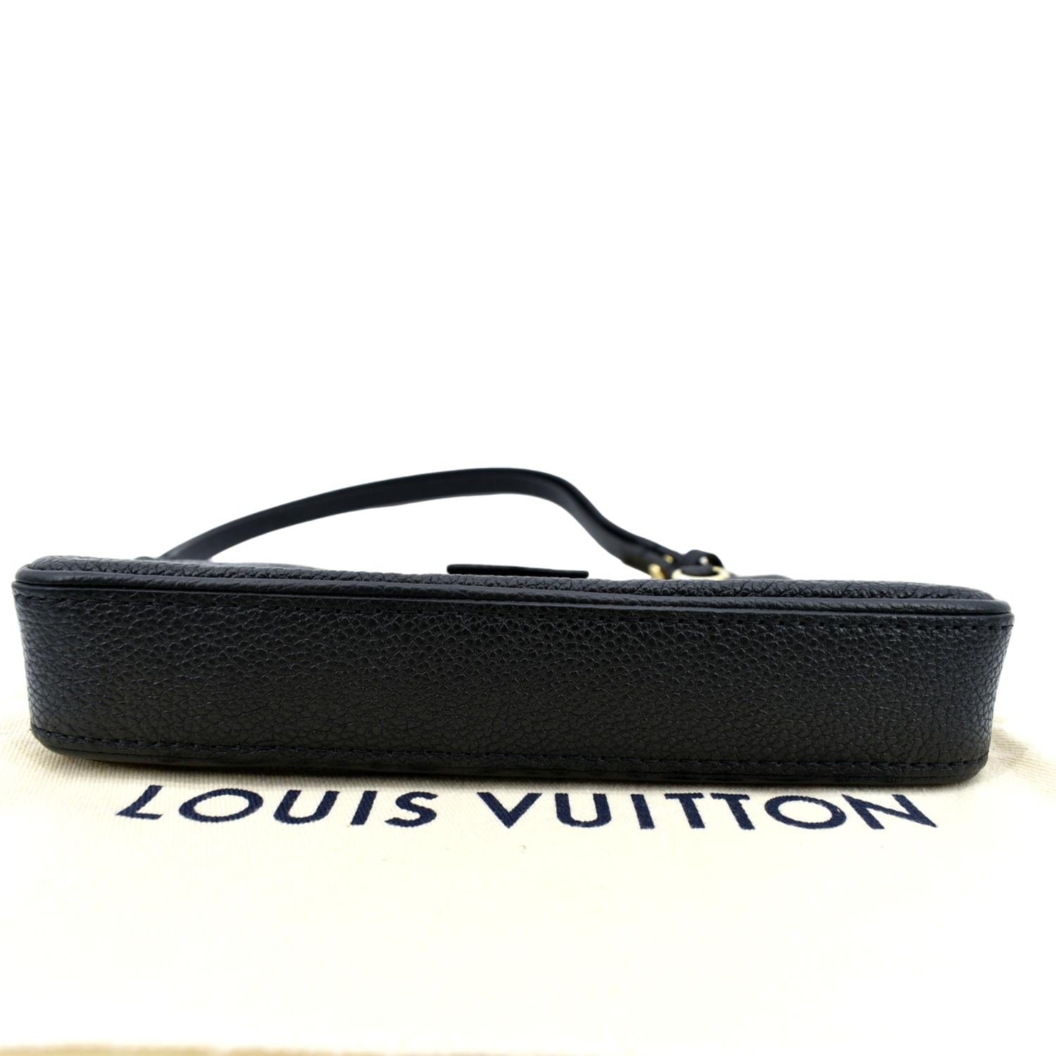 Louis Vuitton Easy Pouch Monogram Implant Leather Shoulder Bag