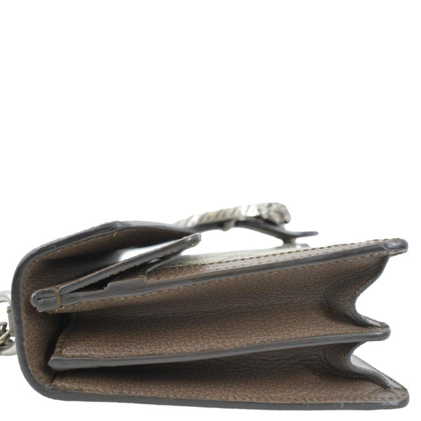 GUCCI Dionysus GG Supreme Top Handle Shoulder Bag Beige 621512