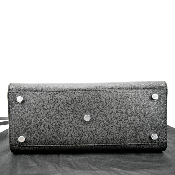 YVES SAINT LAURENT Sac de Jour Leather Satchel Shoulder Bag Black