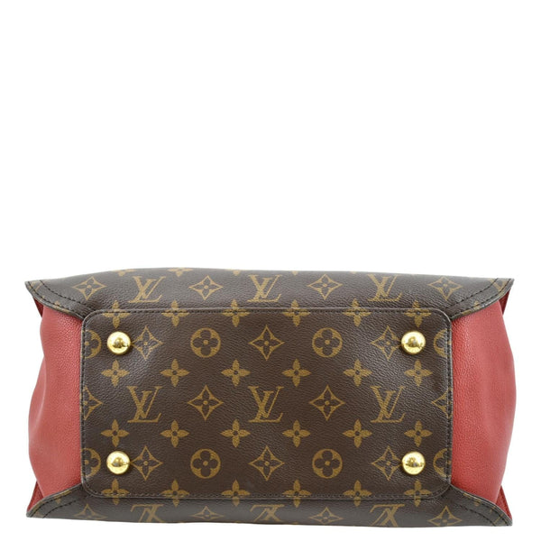LOUIS VUITTON Gaia Monogram Canvas Shoulder Bag Cerise
