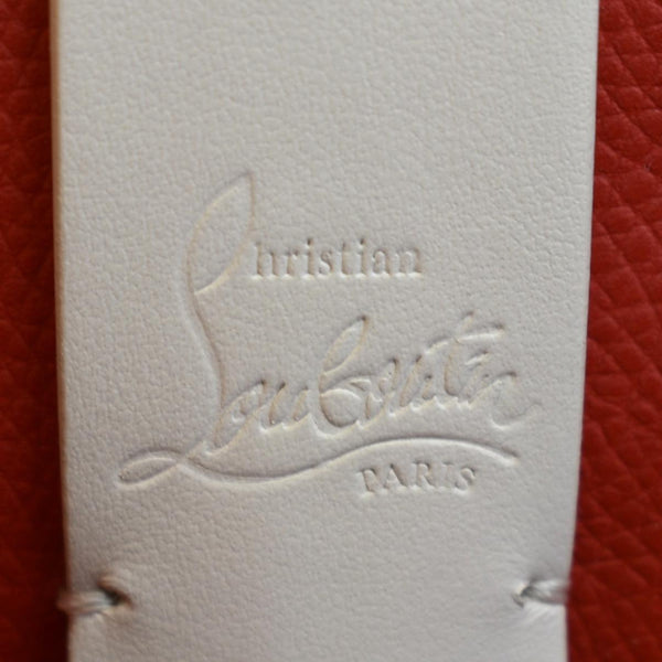 CHRISTIAN LOUBOUTIN Cabata Small Spike Leather Tote Bag Live Beige