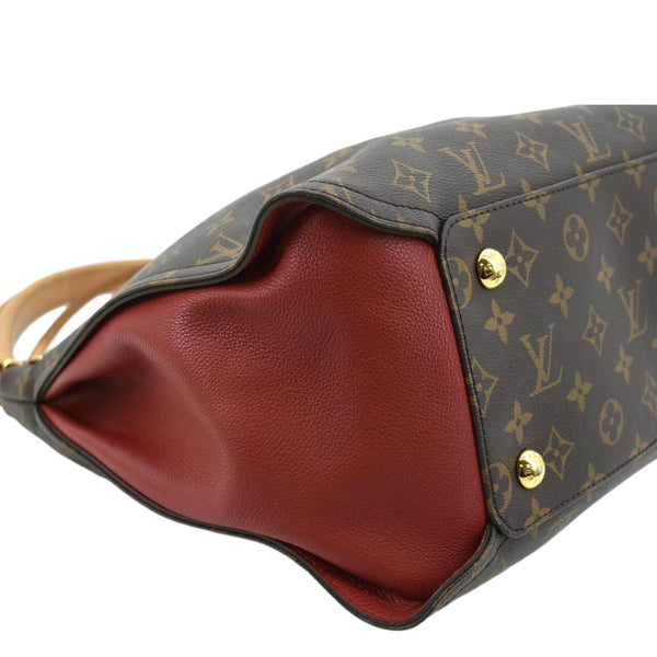 LOUIS VUITTON Gaia Monogram Canvas Shoulder Bag Cerise