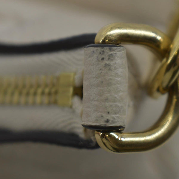 LOUIS VUITTON Bagatelle Monogram Empreinte Shoulder Bag Creme