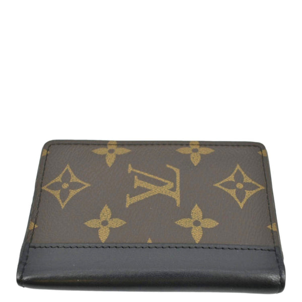 LOUIS VUITTON Pocket Organizer Monogram Canvas Wallet Black/Brown