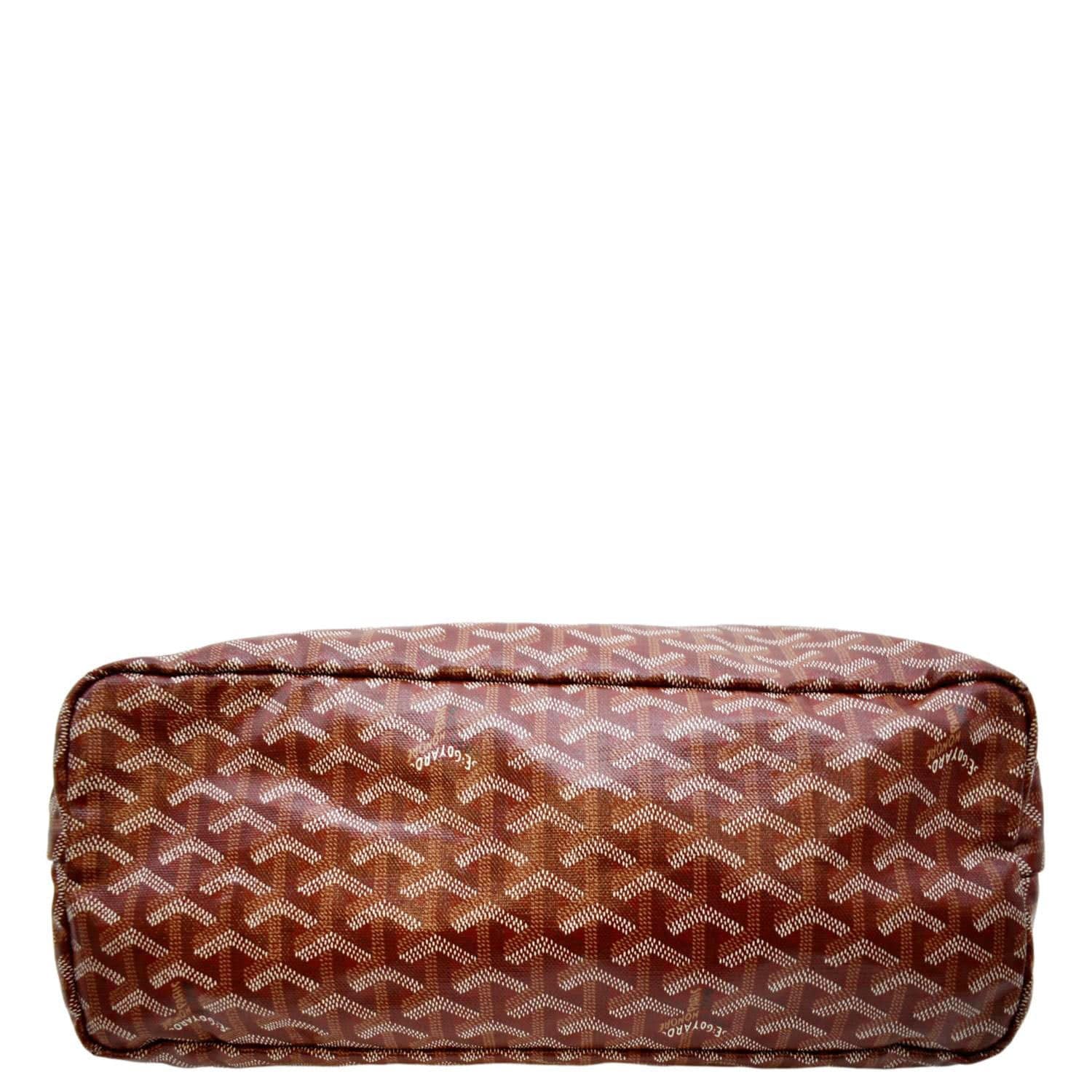 Shop GOYARD Calfskin Canvas Leather Logo Pouches & Cosmetic Bags
