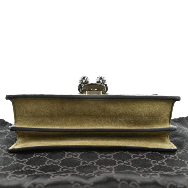 GUCCI Dionysus Small GG Supreme Canvas Shoulder Bag Beige 400249