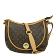 LOUIS VUITTON Tulum GM Monogram Canvas Crossbody Bag Brown