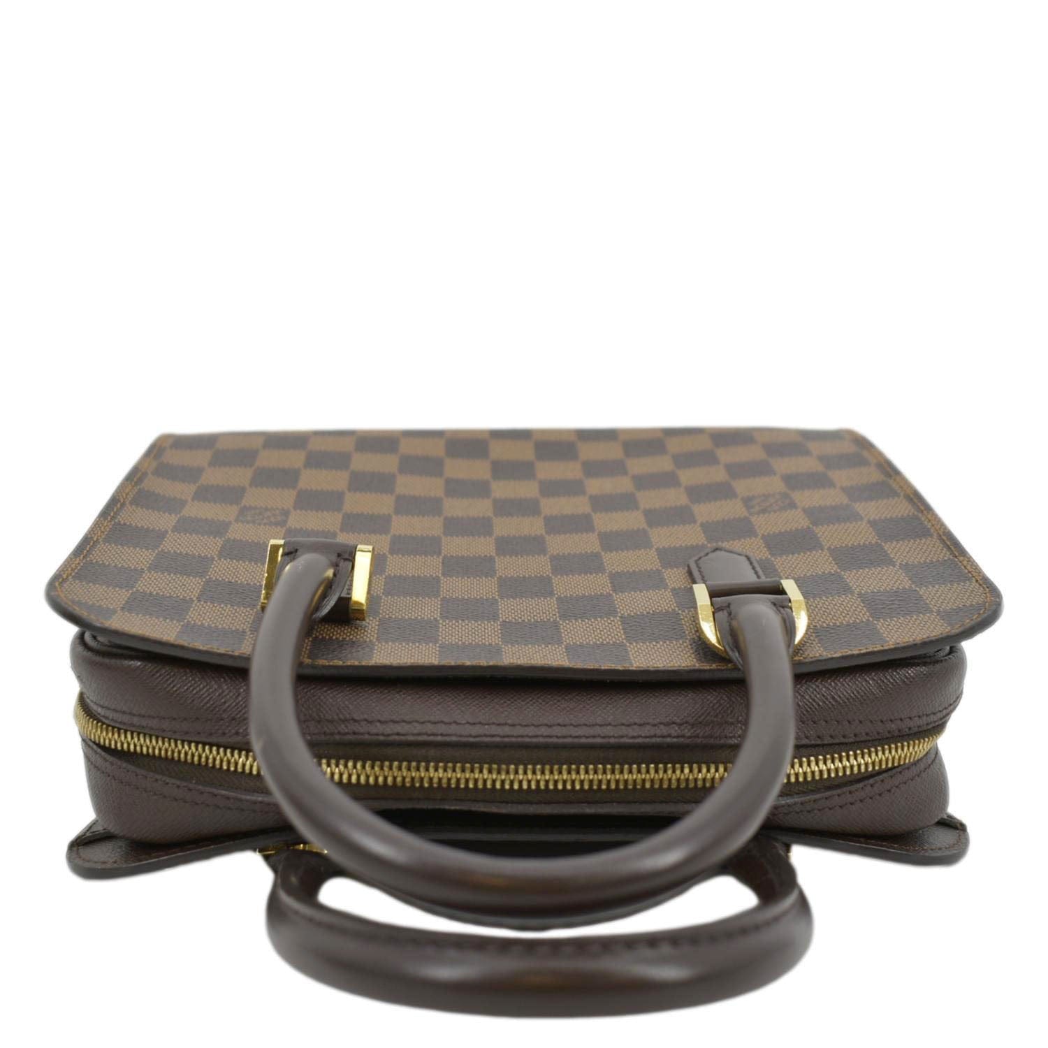 Louis Vuitton Damier Ebene Triana PM - Brown Handle Bags, Handbags
