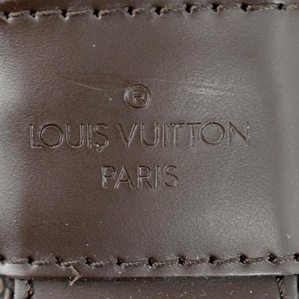 Louis Vuitton Naviglio Damier Ebene Messenger Bag in Brown Color - Stamp