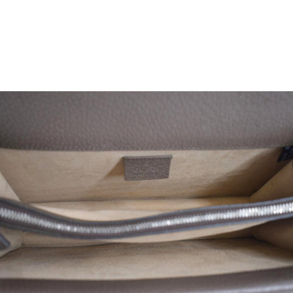 GUCCI Dionysus GG Supreme Top Handle Shoulder Bag Beige 621512