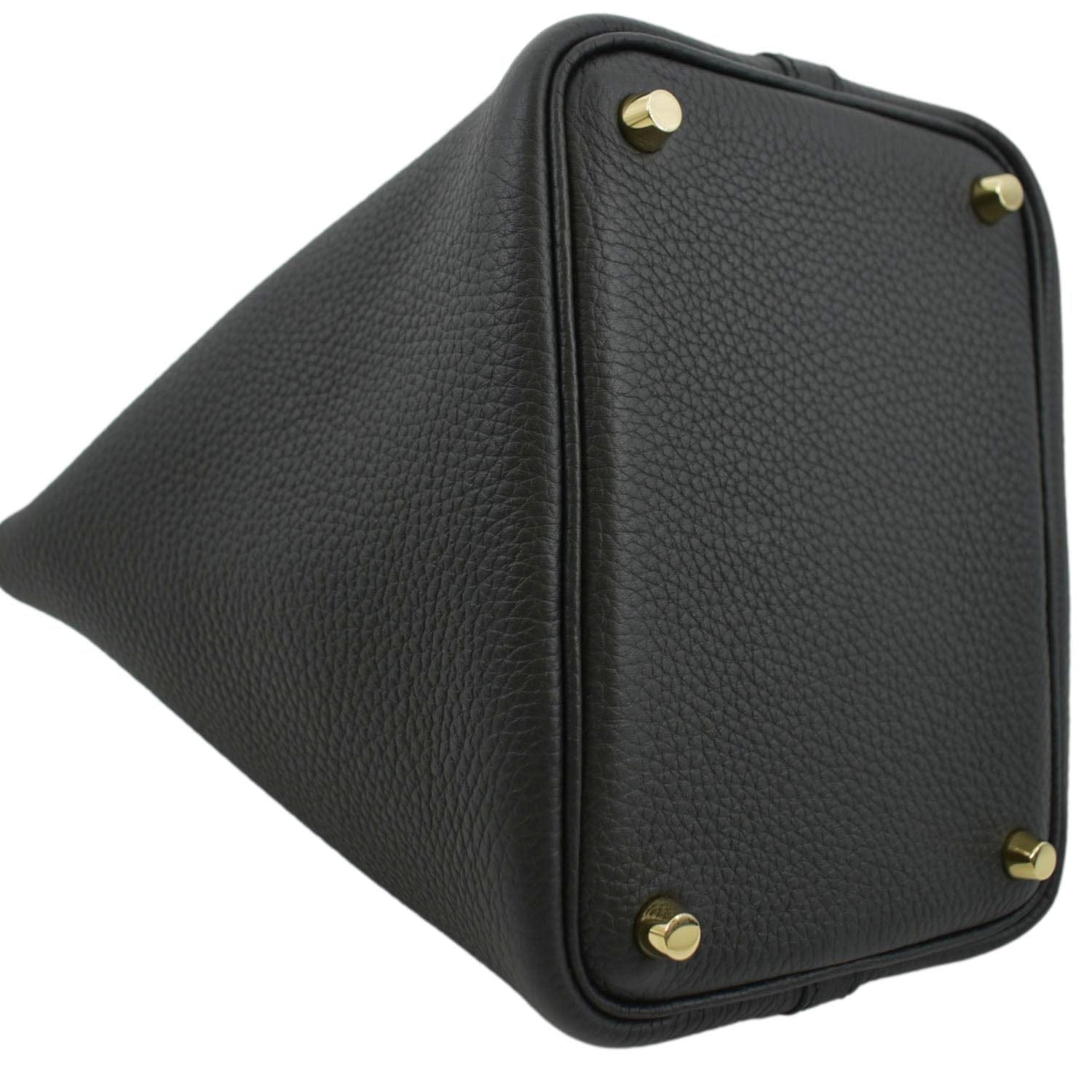Hermes Picotin Lock 18 PM Black Gold Hardware Bag