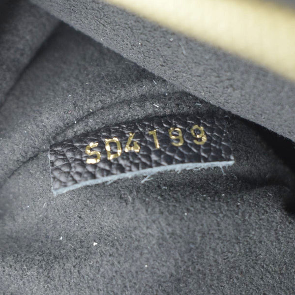 LOUIS VUITTON Vavin MM Monogram Empreinte Leather Shoulder Bag Black