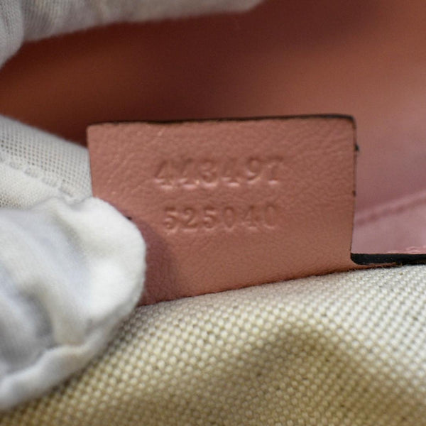 GUCCI GG Marmont Matelasse Leather Shoulder Bag Red 443497