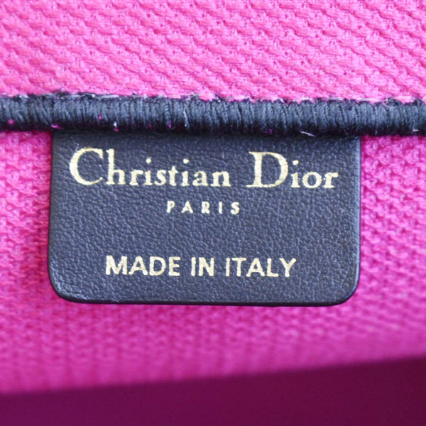 Christian Dior Butterfly Book Canvas Tote bag in Pink color - Made in Italy