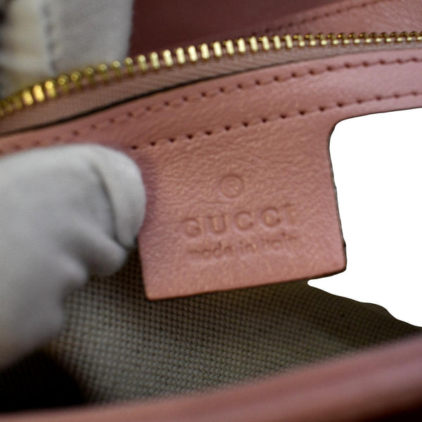 GUCCI GG Marmont Matelasse Leather Shoulder Bag Red 443497