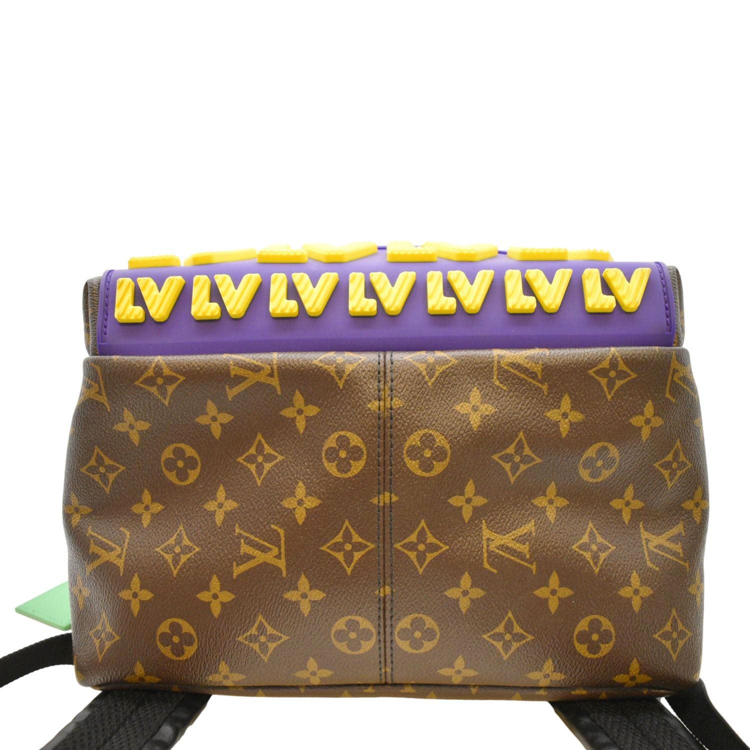 Louis Vuitton Discovery Backpack Monogram Canvas With Lv Rubber