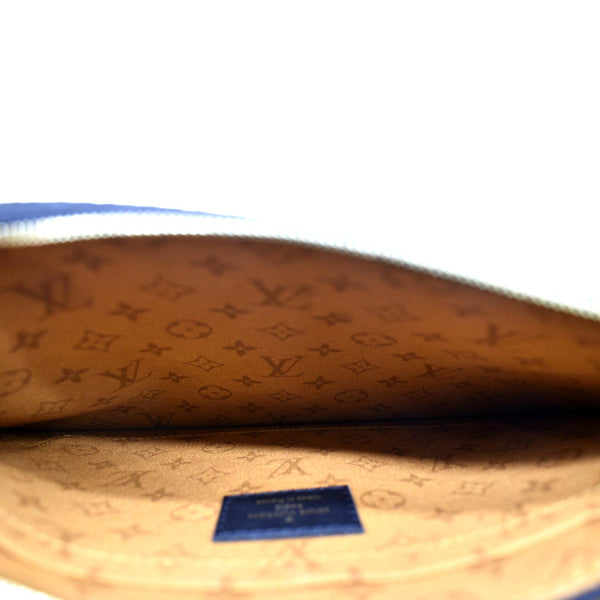 LV Neverfull Crafty Monogram Giant Wristlet Pouch Brown.