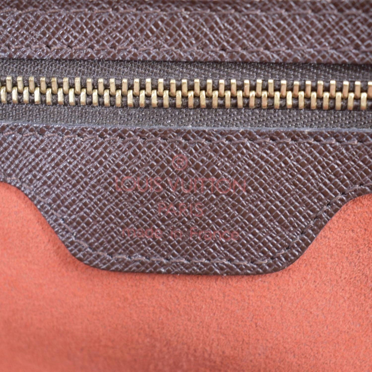 Louis Vuitton Triana Top Handle Handbag in Brown Damier Ebene, France 2000.