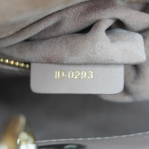 CHRISTIAN DIOR Lady Dior Mini Cannage Leather Crossbody Bag Rose