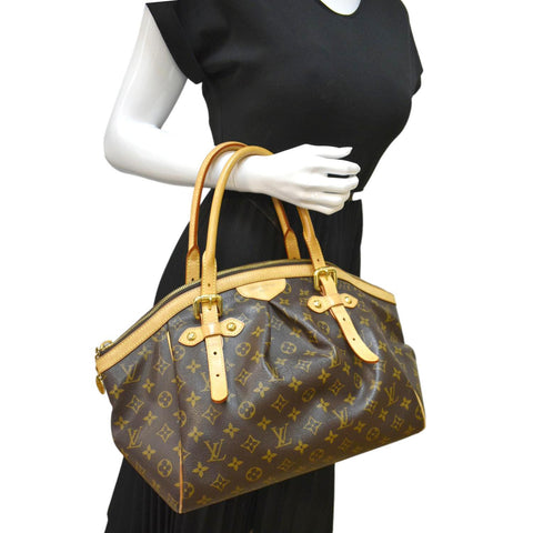 LOUIS VUITTON  Tivoli GM Monogram Canvas Shoulder Bag Brown