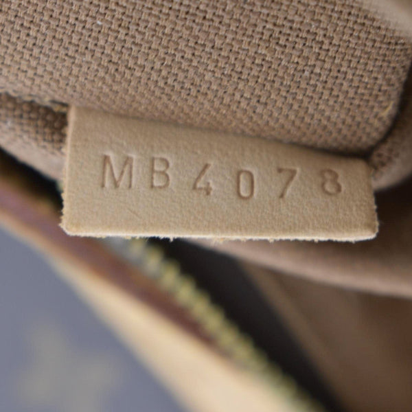 LOUIS VUITTON Tulum GM Monogram Canvas Crossbody Bag Brown