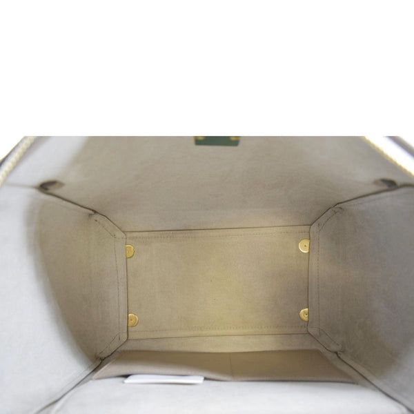 CELINE Mini Belt Grained Leather 2Way Shoulder Bag Taupe