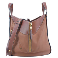 LOEWE Hammock Calfskin Leather Shoulder Bag Brown